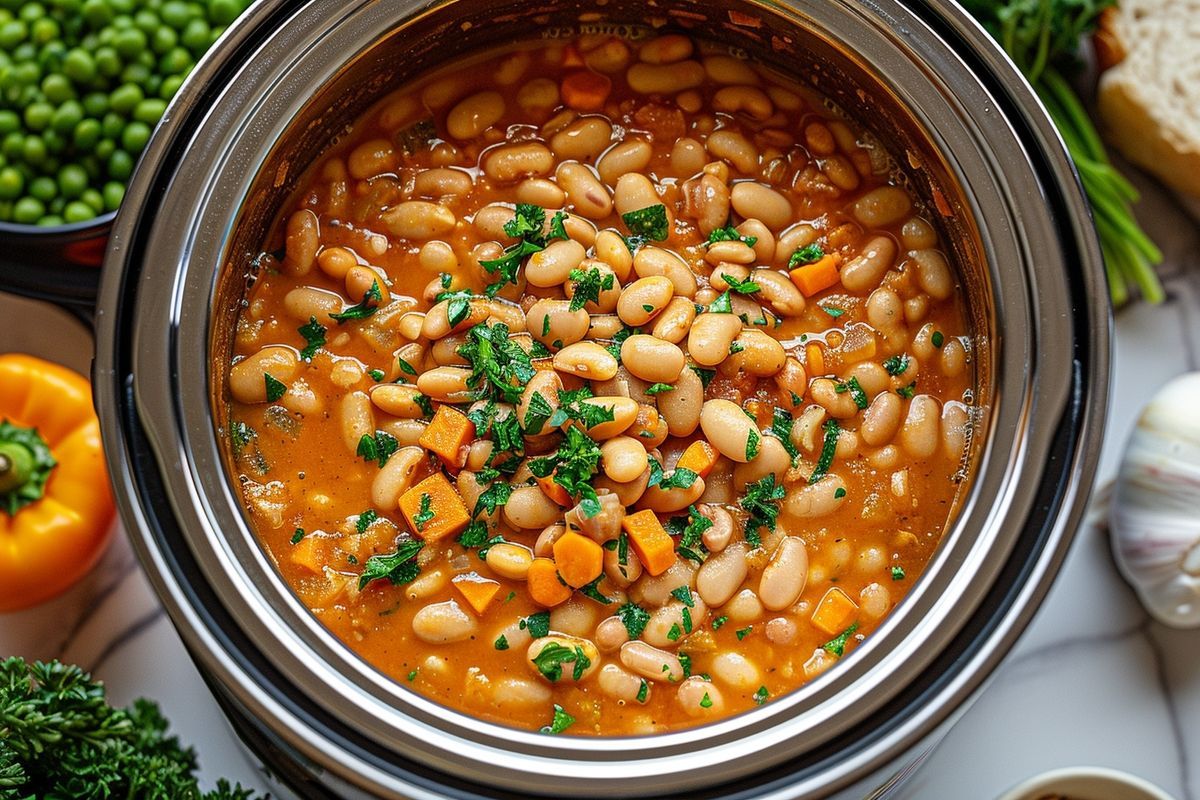 Techniques pour cuire des haricots secs à la mijoteuse sans efforts